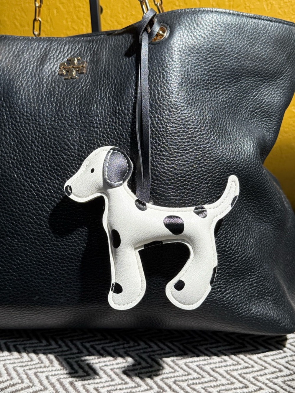 Dalmatian Dog Bag Charm PU Leather Spotted Puppy - Choice of One - Picture 2 of 9